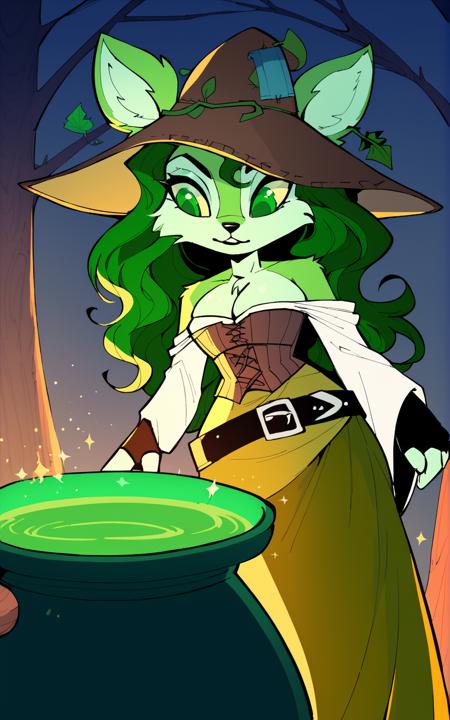 Sophie the swamp witch - Neopets [PonyXL]