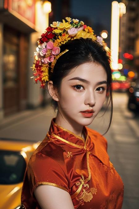 浔埔女-簪花围头饰 | Xunpu-Hairpin flowers | Chinese traditional clothing