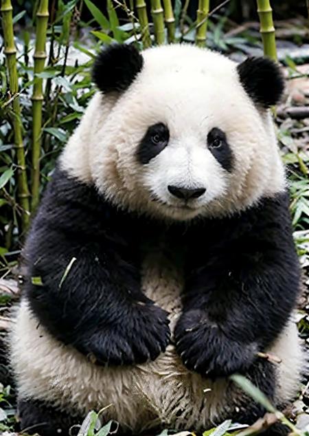 Internet celebrity panda-Hehua