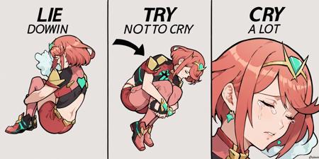 Meme: Lie Down | Try Not To Cry | Cry A Lot - PonyXL