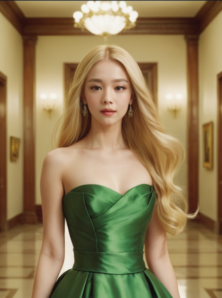 Green Ball Gown - SD, Pony, SDXL版本SDXL v1.0 (ID: 763872)