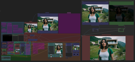 Simple and Well Organized Text2img/Upscale + Controlnet + Regional Prompting Workflow版本v2.0 (ID: 465269)