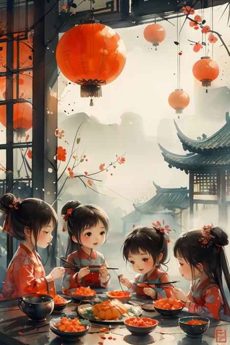 When Ink Meets Watercolor 当水墨遇上水彩