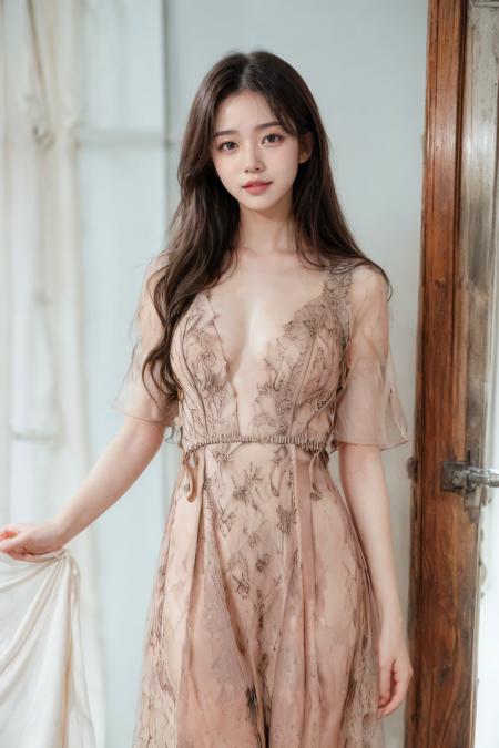tulle lace dress (薄紗蕾絲洋裝)