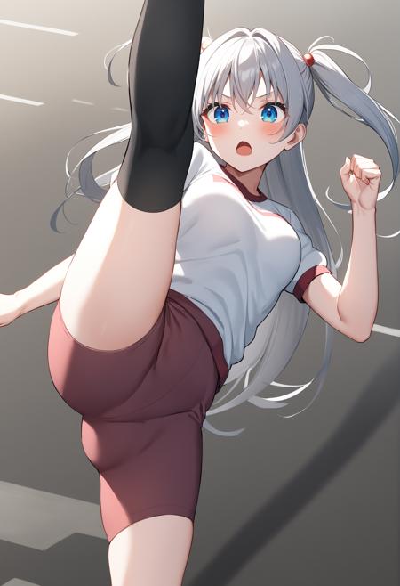 [SDXL&Pony] axe kick / 踵落とし / カカト落とし / ネリチャギ