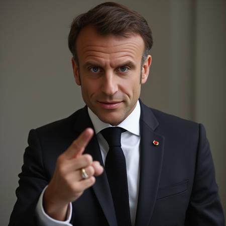 Emmanuel MACRON FLUX DEV LORA版本v1.0 (ID: 730202)