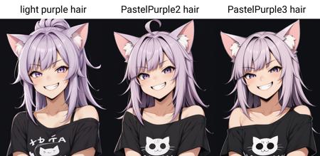 Pastel Hairs版本PastelPurple3 (ID: 1242712)