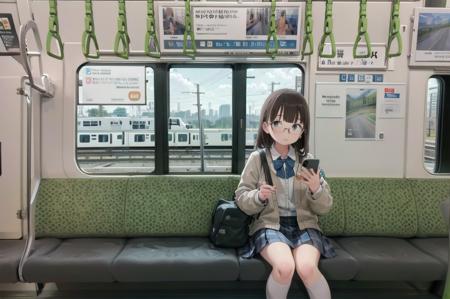 JR East E235 series / train interior