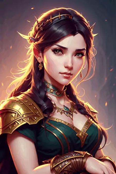 rpg portrait - trained with no data, free for all use (animated gifs)