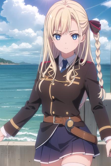 Wilhelmina Braunschweig Ingenohl Friedeburg (ヴィルヘルミーナ・ブラウンシュヴァイク・インゲノール・フリーデブルク) - High School Fleet (ハイスクール・フリート)
