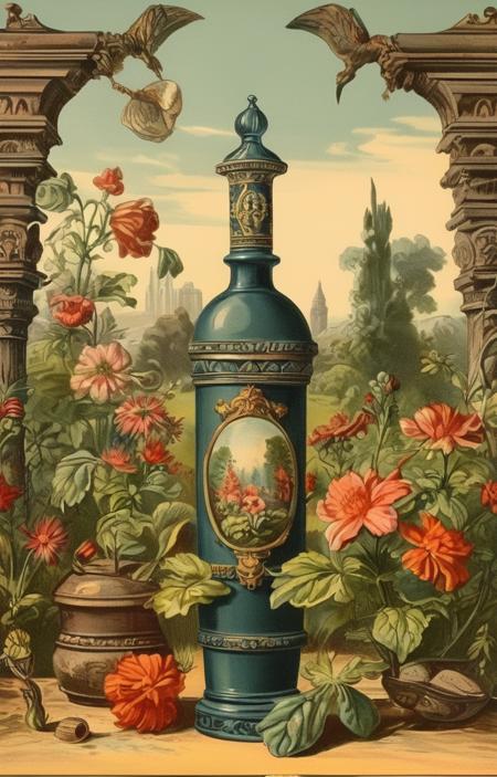 style of Chromolithography [SDXL] 261