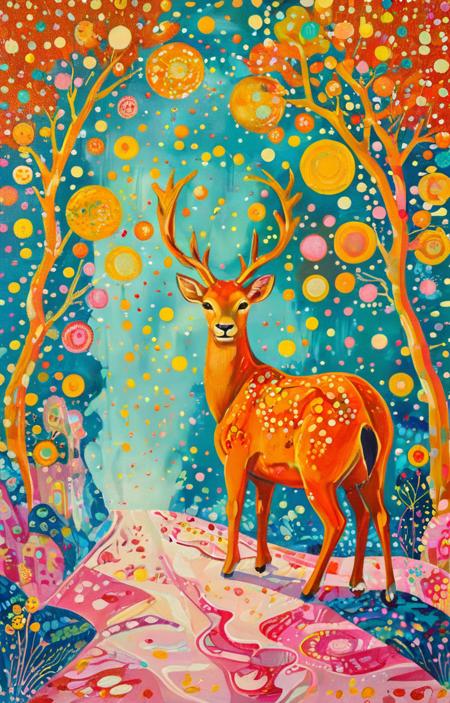 A painting style with colored dots - tangbohu [SDXL] 22