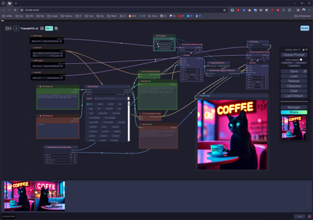 ComfyUI Catppuccin Mocha Color Palette / ComfyUI Skin
