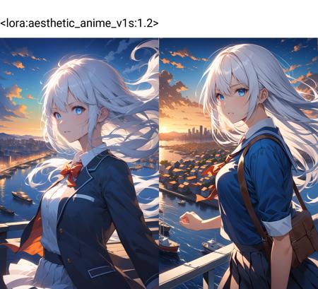 Aesthetic Anime LoRA