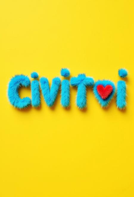 Furry fluffy Text Typography @Ethanar