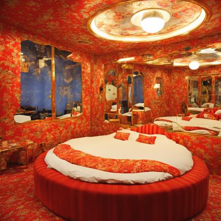 回転ベッド / retro LOVE HOTEL SDXL