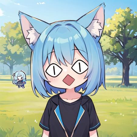 Comic expression : diamond shaped mouth 菱形の口