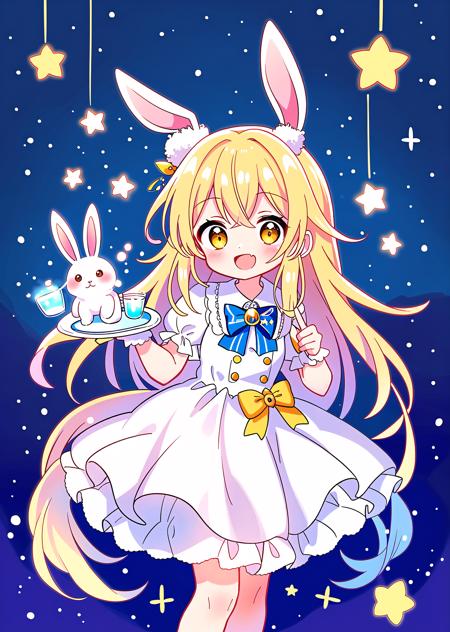Glitter Rabbit Stars! - Light