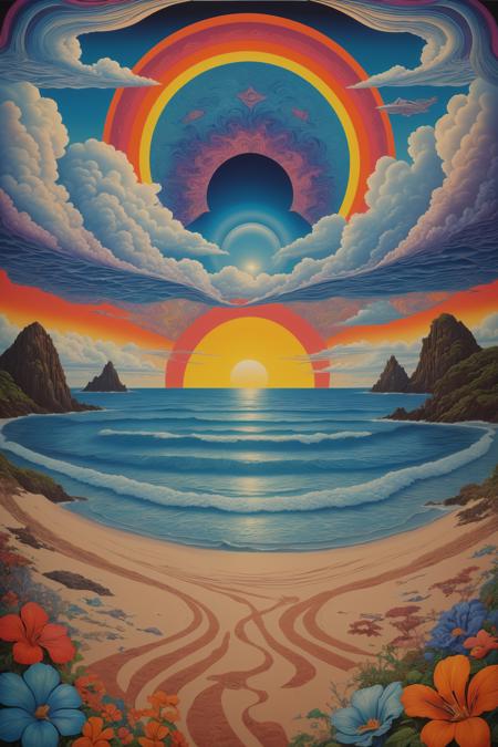 Psychedelic Landscape (Pony/PSDXL, SD1.5)版本psychedelic-landscapeSD15 (ID: 381690)