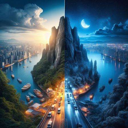 coexistence of day and night