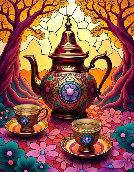 moroccan teapot Flux