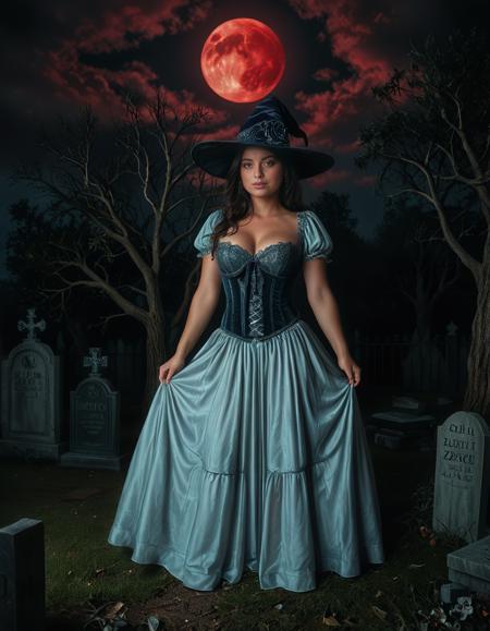 eerie cemetery background