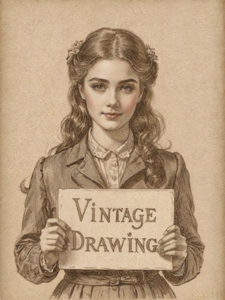 Vintage Drawing - CE - SDXL & Flux版本V01 - SDXL (ID: 739151)