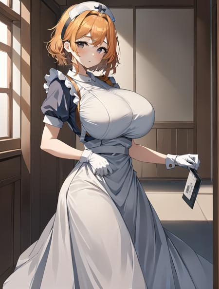 Long Puffy Nurse Uniform