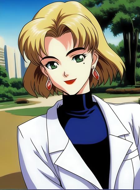 Ritsuko Akagi from Neon Genesis Evangelion SDXL