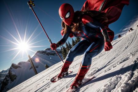 OpenPose,skiing