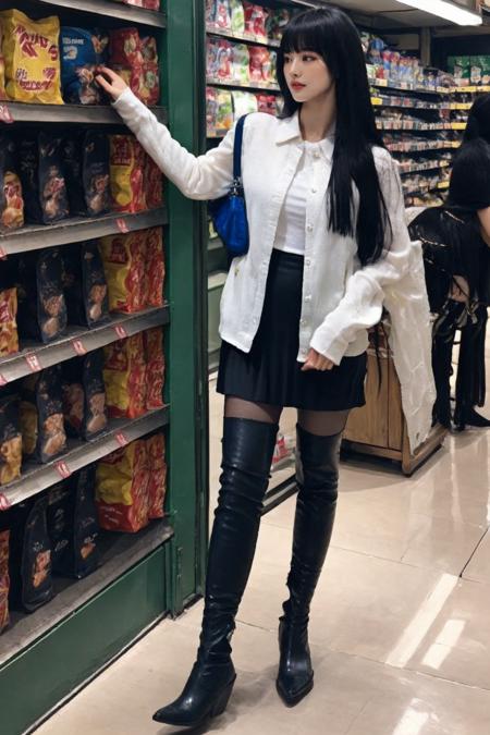 ZARA(like)-CowboyThighBoots 仿ZARA牛仔跟过膝靴
