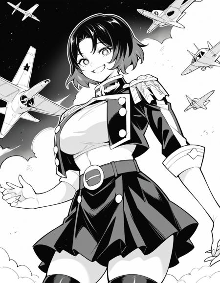 Yakumo Ezo (蝦夷(えぞ) 夜(や)雲(くも)) - Chained Soldier (魔都精兵のスレイブ) - COMMISSION版本manga (ID: 1040630)