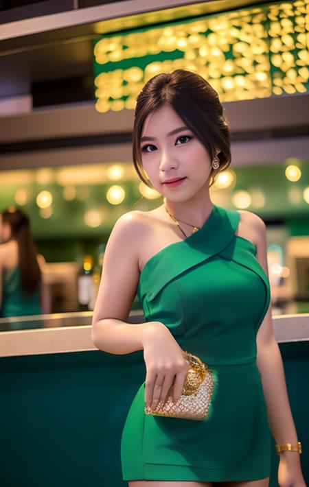 Green Dress Girl