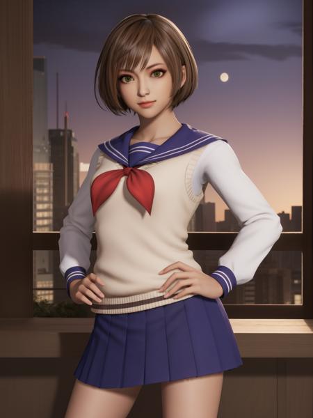 真·三国无双8_孙尚香_女高中生风格服饰_Dynasty Warriors 8_Sun Shangxiang