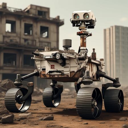 Curiosity Mars Rover - SDXL