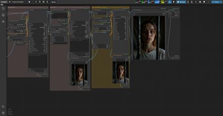 zyd232's Workflow for Flux - ControlNet Upscale + Expression Editor + Face Detailer + Hand Fix