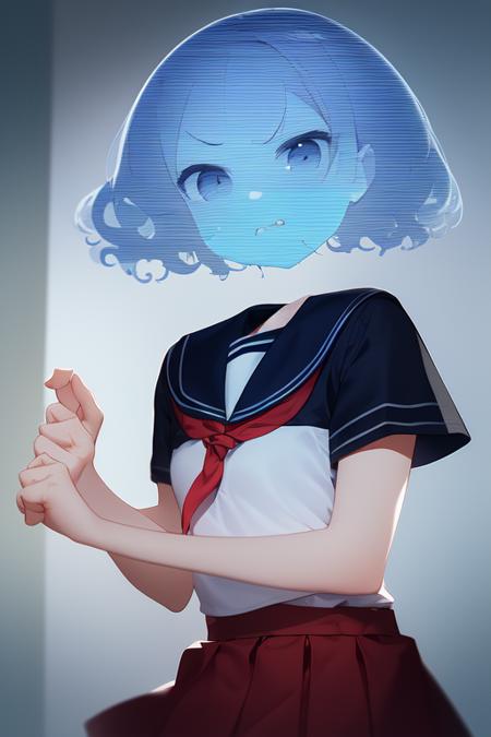 Hologram girl