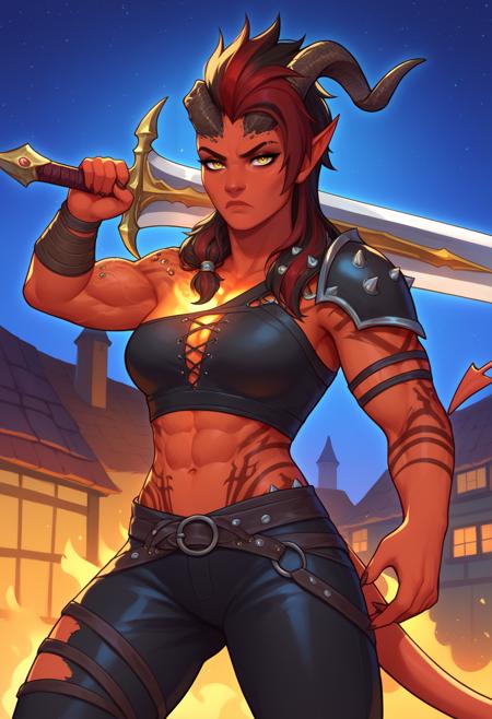 Karlach PonyXL (Baldur's Gate 3 | BG3) | LoCon版本v1.0 (ID: 362535)