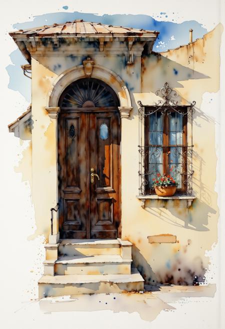 Watercolor painting