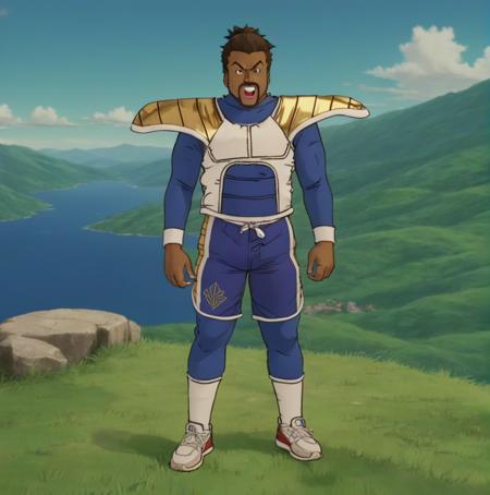 vageta saiyan armor