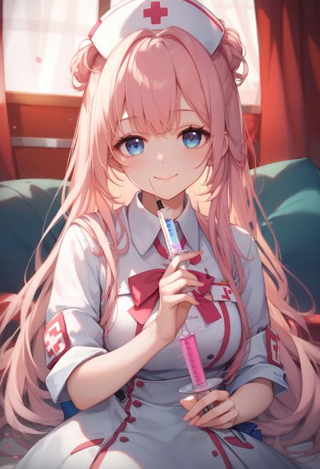 Girl holding syringe + Pills for PonyXL版本v1.5 (ID: 1044891)