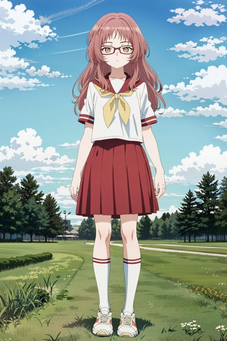 三重爱模型。三重あいのlora。好きな子がめがねを忘れた