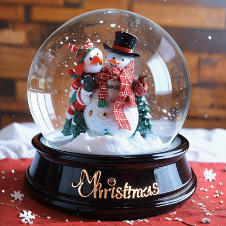 Christmas crystal ball