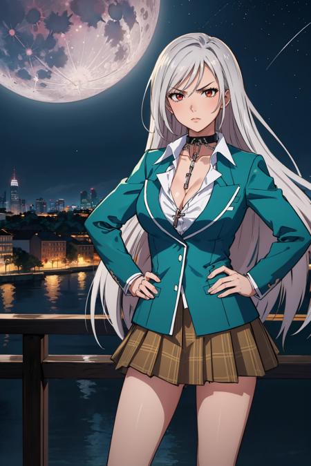 Moka Akashiya/赤夜 萌香 (Rosario + Vampire) LoRA