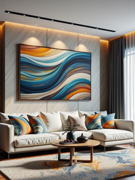 Colorful Expressionistic Pattern FLUX & SDXL