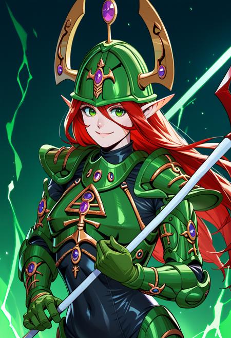 Farseer Macha / Eldar female / Eldar Armor (warhammer 40k) (fanart style)