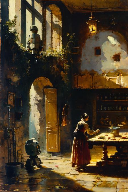 style of Carl Spitzweg 299