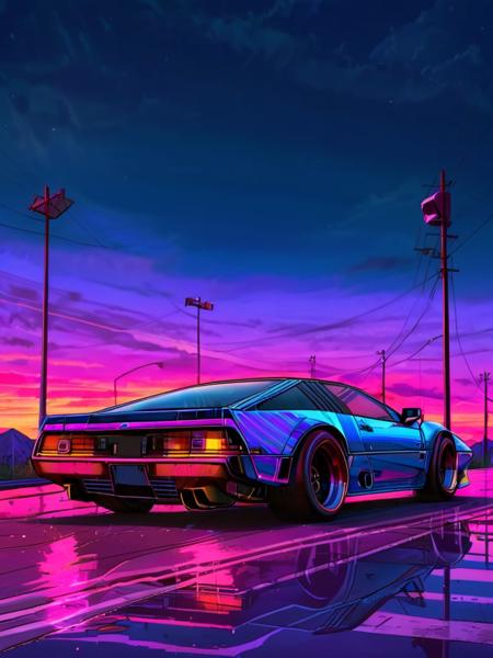Retro neon style [FLUX+SD+XL+Illustrious-XL+Pony]