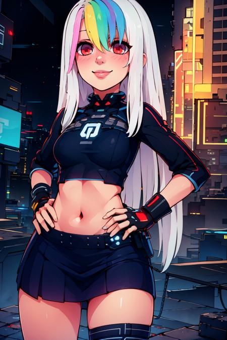Roxy Rainbow: Midnight Raver (Citron OC)  [Pony & SD1.5]
