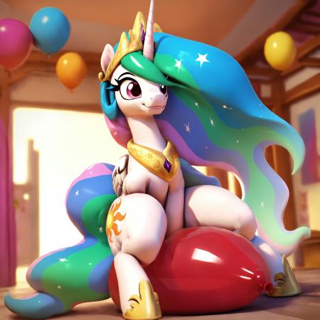 Sitting on a Balloon for PonyDiffusionXL v6